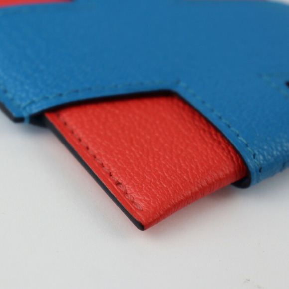 HERMES Blue Card Holder - Picture 4 of 7